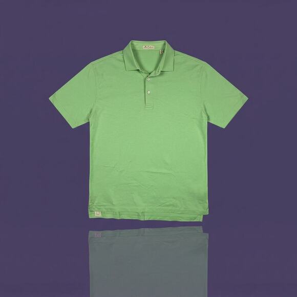 Peter Millar Other - Peter Millar Men's Large Green Golf Polo Shirt - Crown Sport Summer Performance